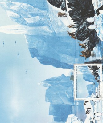 Taaf 2005 - Peisaje din Antarctica , timbru de calatorie , 19g , dantelat , MNH , Mi.574 foto