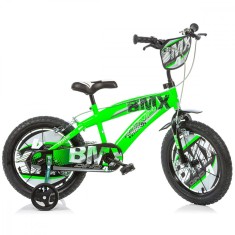 Bicicleta pentru copii BMX DB-145XC-01 Dino Bikes, 14 inch, verde for Your BabyKids