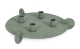 Cumpara ieftin Suport lumanari metal verde Ridhi &Oslash;28x2,5h