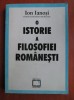 ION IANOȘI - O ISTORIE A FILOSOFIEI ROM&Acirc;NEȘTI