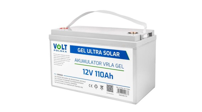 Volt Polska BATERIE GEL VPRO PREMIUM 12V 110Ah GEL VRLA FĂRĂ &Icirc;NTREȚINERE