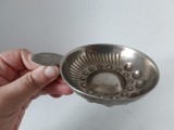 Cupa somelierului degustare vin Franta Bourgognes Patriarche, metal, 8.5cm diametru