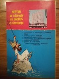1977, Reclama Restaurante CINA, PELICAN, FARUL, comunism 19x12 cm CONSTANTA