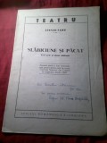 Rev. - Stefan Fanu Dutulescu - Teatru 1945 - Slabiciune si Pacat ,dedicatie , autograf si scrisoare ,30pag format mare