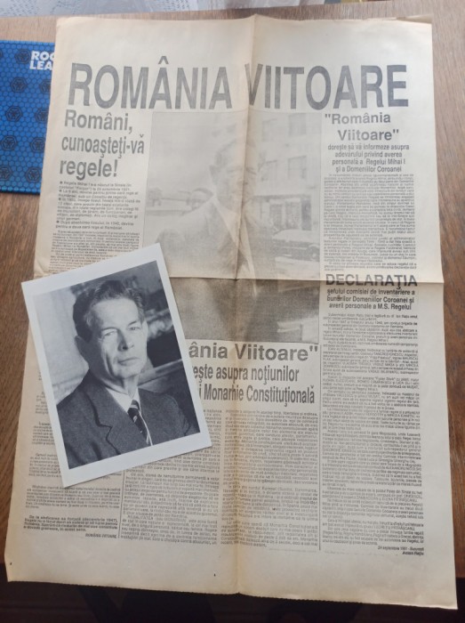 ROMANIA VIITOARE , REGELE MIHAI* 24 SEPT.1990 * ZIAR PROPAGANDA !