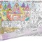 Poster de colorat XXL, castel, 120 x 80 cm, Monumi