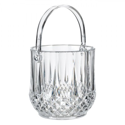 Recipient Cuburi Gheață, Model Diamond, Plastic Transparent, Diametru 12.5x12 cm, Capacitate 1.1 L foto