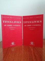 Titus Livius, Ab Urbe Condita, ediție bilingvă, 2 volume (Cărțile I - V)