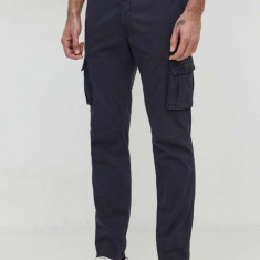 Aeronautica Militare pantaloni barbati, culoarea albastru marin, drept