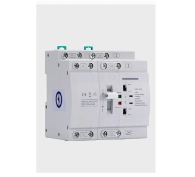 ATS trifazat comutator transfer automat manual 4P 63A fotovoltaice generatoare UPS foto