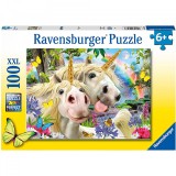 Cumpara ieftin PUZZLE SELFIE CU UNICORNI, 100 PIESE, Ravensburger