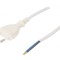 Cablu CEE 7/16 2x0,75mm2 PVC 3m alb 2,5A