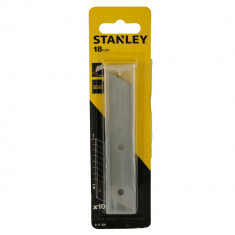 Stanley 0-11-301, 10x lame segmentate, lungime 110 mm, latime 18 mm, blister foto