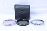 Set 3 filtre foto 52 mm ZEIKOS 52 mm set of 3 filter FLD CPL UV Made in Japan