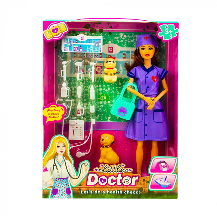 Papusa cu accesorii doctor