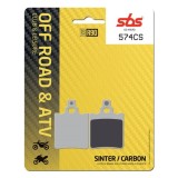 SBS - Plăcuțe de fr&acirc;nă 574CS - Offroad &amp; ATV [Sinter / Carbon]