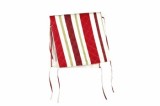 Husa spatar scaun, Heinner, HR-CHCOV-RED01, 47x100 cm , 100 procente Bumbac cu umplutura sintetica