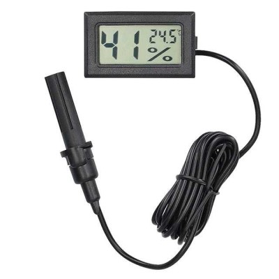 Termometru Higrometru incastrabil pentru montaj Ecran LCD foto