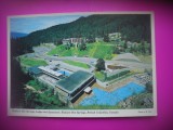 HOPCT 7502 RODIUM HOT SPRINGS LODGE-STATIUNE SANATATE -CANADA-AMERICA DE NORD -CIRCULATA
