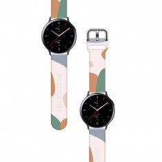 Accesoriu smartwatch OEM Curea silicon Moro V11 compatibila cu Samsung Galaxy Watch 42mm Multicolor foto