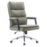 Cumpara ieftin Scaun birou verde crom Zavier 65x72x104/110 cm