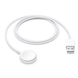 Dock Incarcare Apple MX2E2, pentru Apple Watch 1 / 2 / 3 / 4 / 5 / 6 / SE cu cablu USB, 1m, Alb MX2E2ZM/A