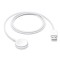 Dock Incarcare Apple MX2E2, pentru Apple Watch 1 / 2 / 3 / 4 / 5 / 6 / SE cu cablu USB, 1m, Alb MX2E2ZM/A