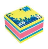 Cub notite adezive InFO Brilliant, 75 x 75 cm, mix I, 450 file, multicolor