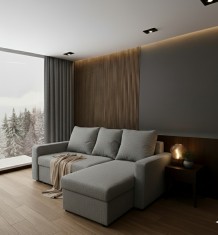 Colțar extensibil Tokyo Gri