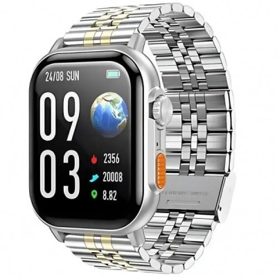 Smartwatch HOCO DYD02 Call, Argintiu foto