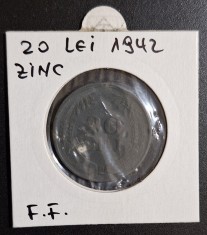 20 Lei 1942 Moneda frumoasa din Regatul Romaniei - in stare foarte buna