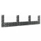 Gossi cos gabion in forma de u cu 4 stalpi, 380x20x100 cm, fier