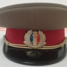 M2 12 - Cascheta militara - post 89 - culoare rosie - piesa de colectie