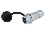Mufă Mamă 9 PIN IP67 3A 125V Lipire pe Cablu