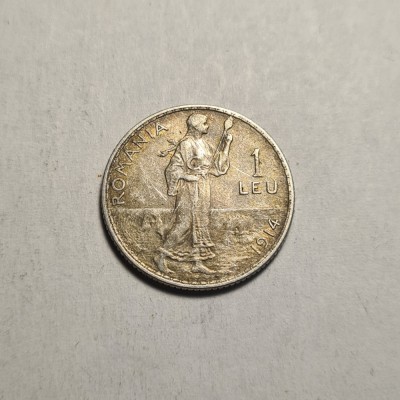1 leu 1914 Frumos foto