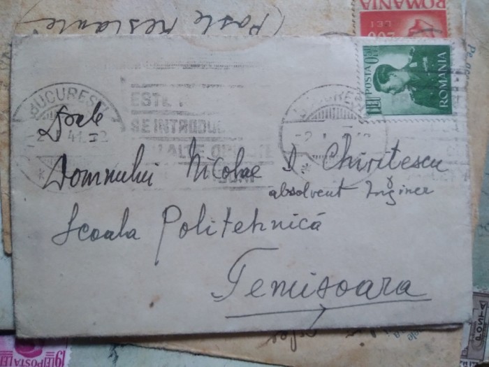 Plic timbrat in perioada interbelica , Regele Mihai I
