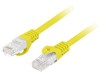 Patch cord LANBERG RJ45 U/UTP Cat 6 LSZH galben 20m