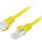 Patch cord LANBERG RJ45 U/UTP Cat 6 LSZH galben 20m