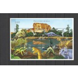 BHUTAN 1999 ANIMALE PREISTORICE DINOZAURI
