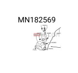 Rezervor spalator parbriz MITSUBISHI L200, 12.2005-04.2010, modele cu spalator faruri, Gat de umplere cu cap, cu motoras spalator mono,