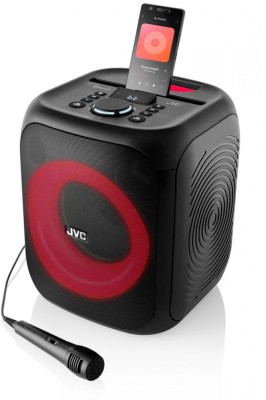 Boxa portabila JVC XS-EP314B, 60W, LED, Bluetooth, Karaoke, AUX, intrare USB, TWS, Microfon, Negru foto