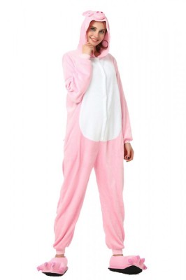 PJM77-5 Pijama intreaga, pufoasa, model porcusor foto