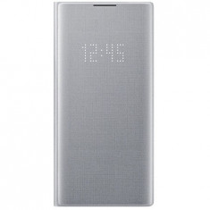 Husa Originala Samsung Flip Led Galaxy Note 10 Silver N970 - EF-NN970PSE