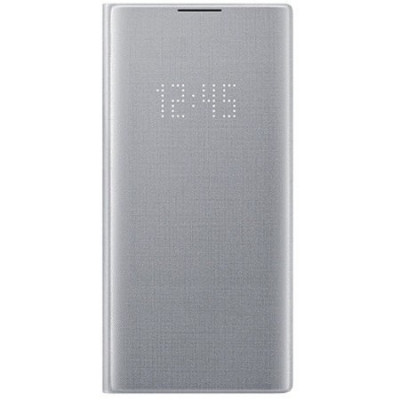 Husa Originala Samsung Flip Led Galaxy Note 10 Silver N970 - EF-NN970PSE foto