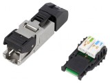 Mufă RJ45 Ecranată Cat 6a 8p8c 5-9mm
