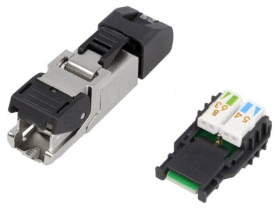 Mufă RJ45 Ecranată Cat 6a 8p8c 5-9mm foto