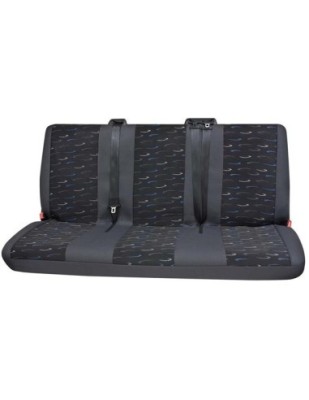 Set Huse Scaun Universale Bancheta Spate Autoutilitare Petex Negru foto