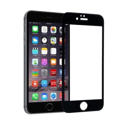 Folie de sticla securizata 3D/4D MyStyle Black pt Apple iPhone 6 / 6S foto