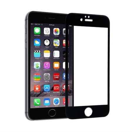 Folie de sticla securizata 3D/4D MyStyle Black pt Apple iPhone 6 / 6S