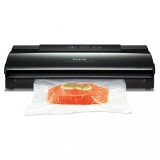 Aparat de vidat Tefal VacuPack Classic VT254070, max 31 cm, putere 110 W, sigilare si vidare automata, 2 programe, negru